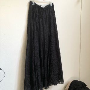 Yours Lace Circle maxi skirt L